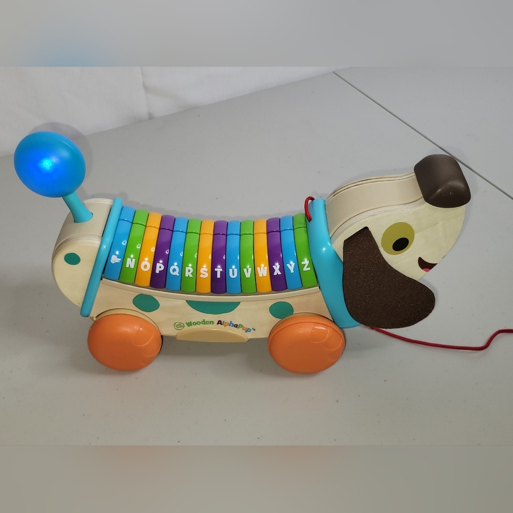 LeapFrog Wooden AlphaPup Pull Along‎ Toy
